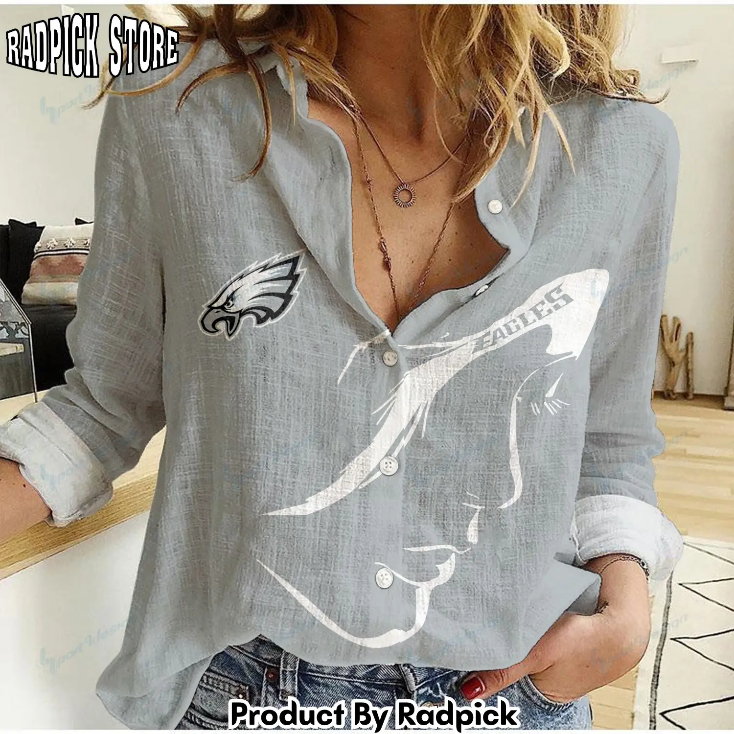 Radpick philadelphia eagles woman shirt rp662464